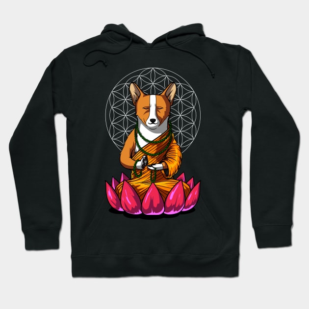 Corgi Dog Buddha Hoodie by underheaven